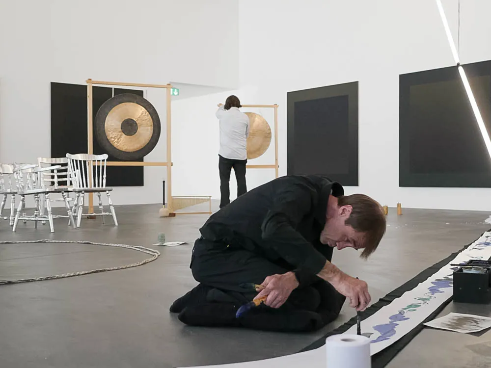 Arbeit aus der Performance „Experiment Spiritualität“ von Andre Willi, Bild 3 von 5