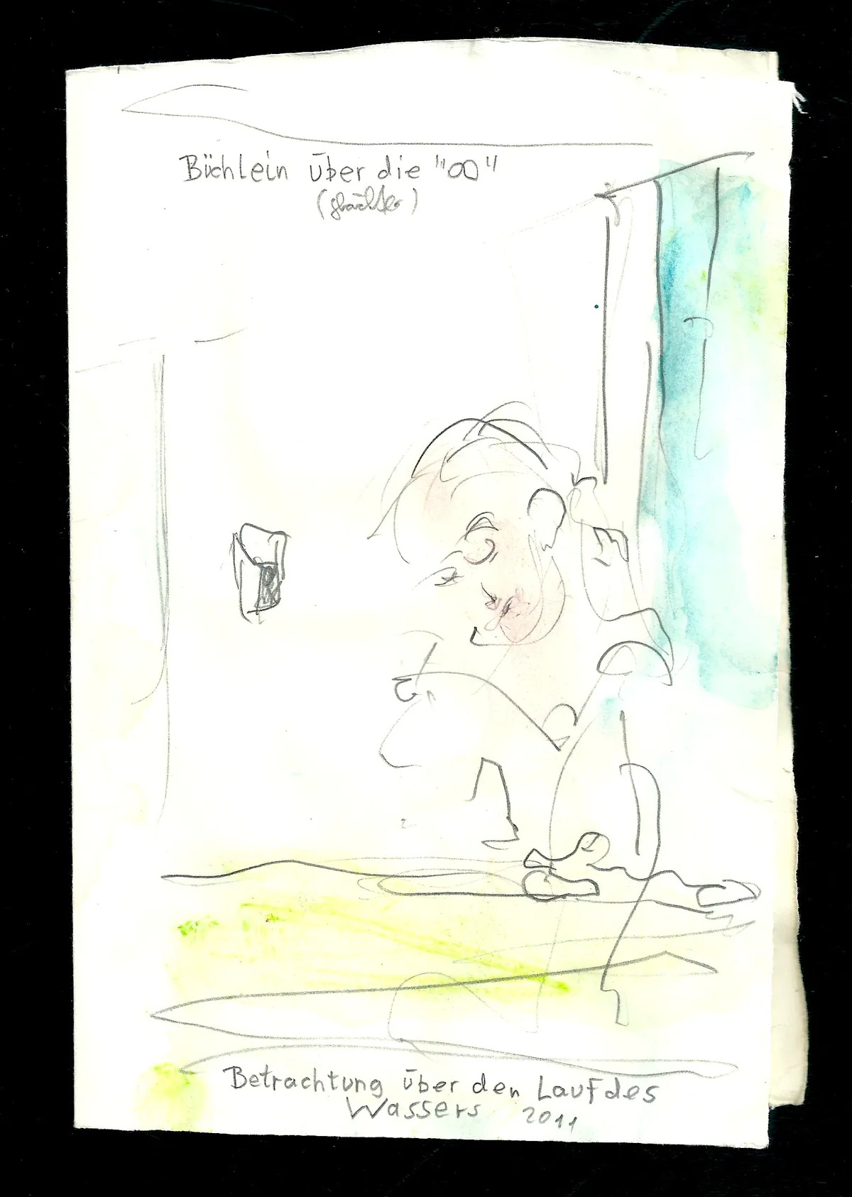 Selbstbetrachtung, aus der Performance „Unendlich“ von Andre Willi