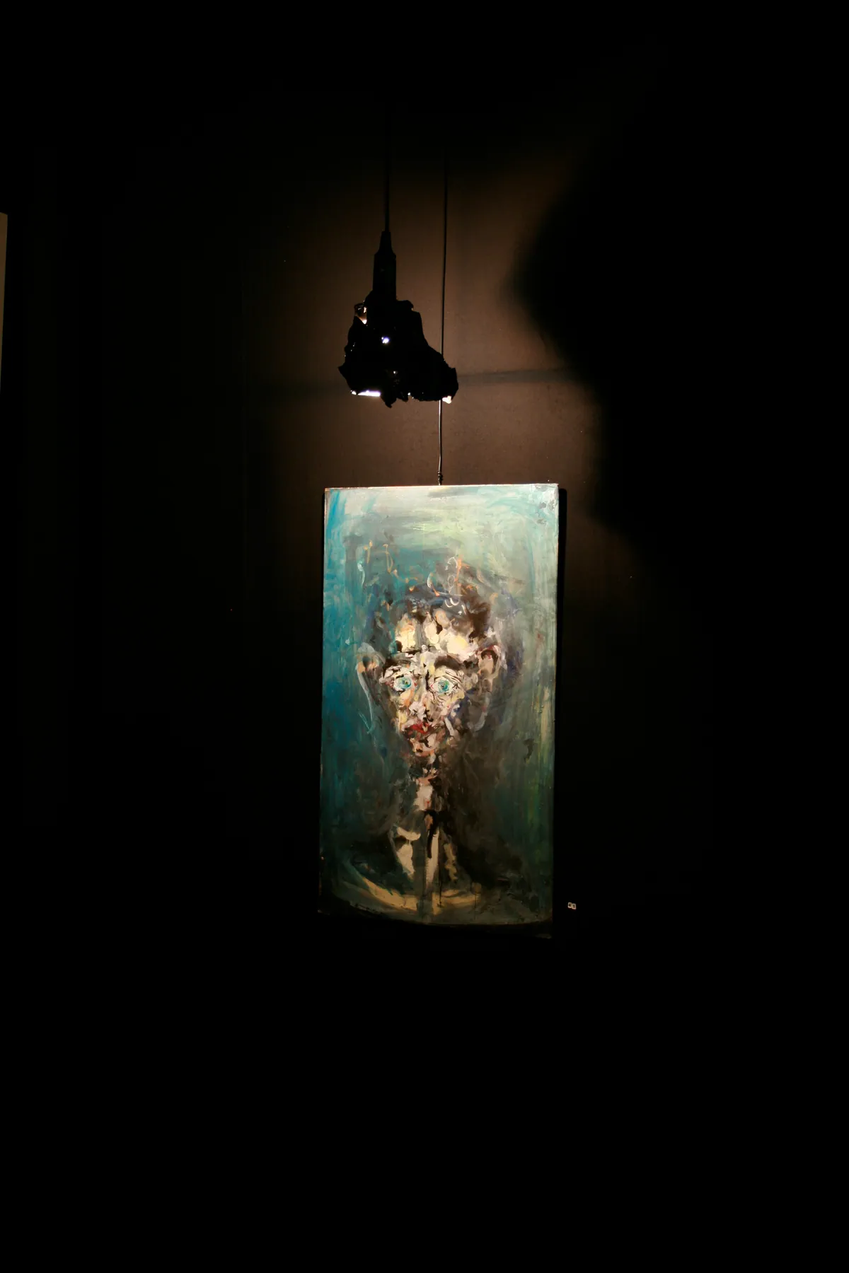 Ich, aus der Performance „Lichtern“ von Andre Willi