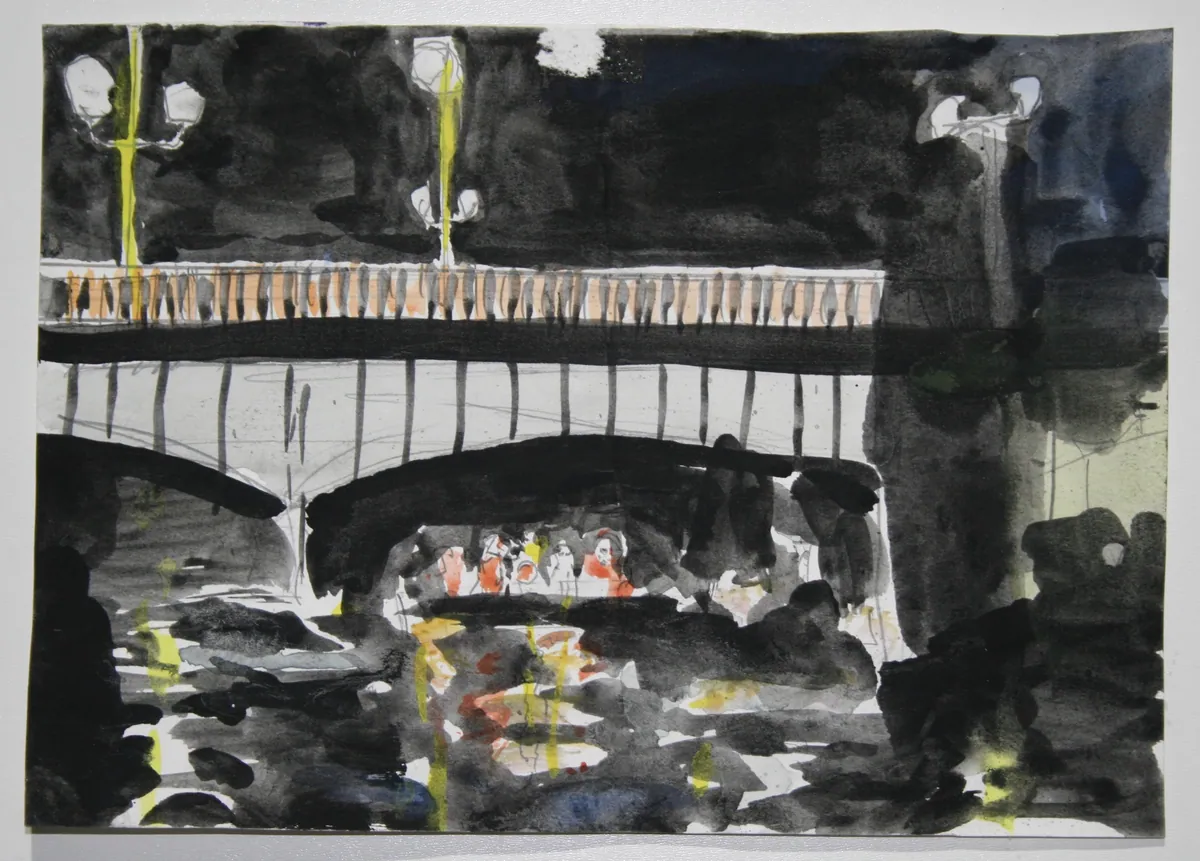 Arbeit aus der Werkgruppe „Boote“ von Andre Willi, Bild 11 von 26
