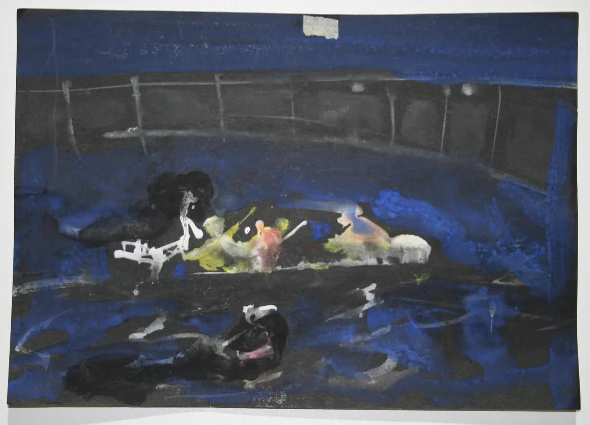 Arbeit aus der Werkgruppe „Boote“ von Andre Willi, Bild 14 von 26