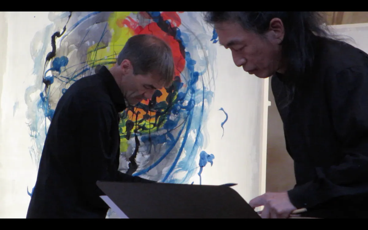 Arbeit aus der Performance „Aufgehende Sonne“ von Andre Willi, Bild 2 von 16