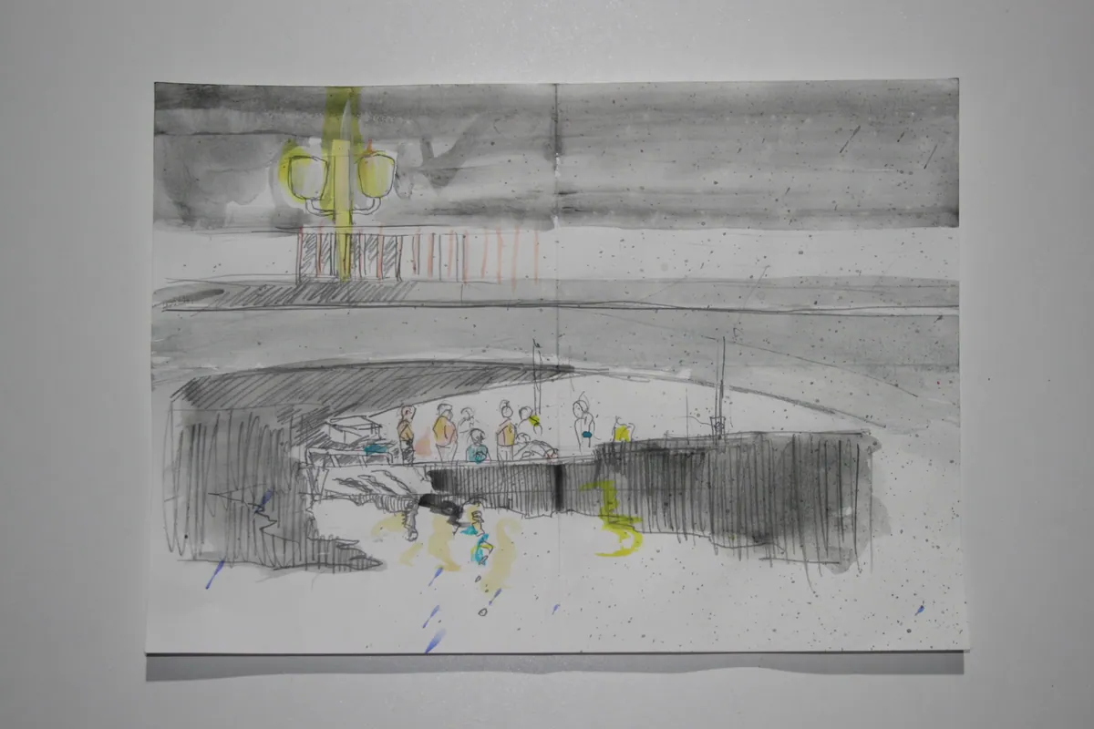Arbeit aus der Werkgruppe „Boote“ von Andre Willi, Bild 15 von 26